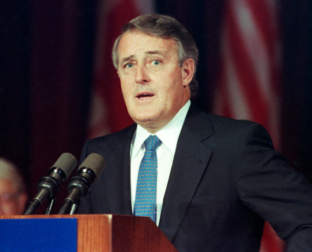Canadian Prime Minister Brian Mulroney