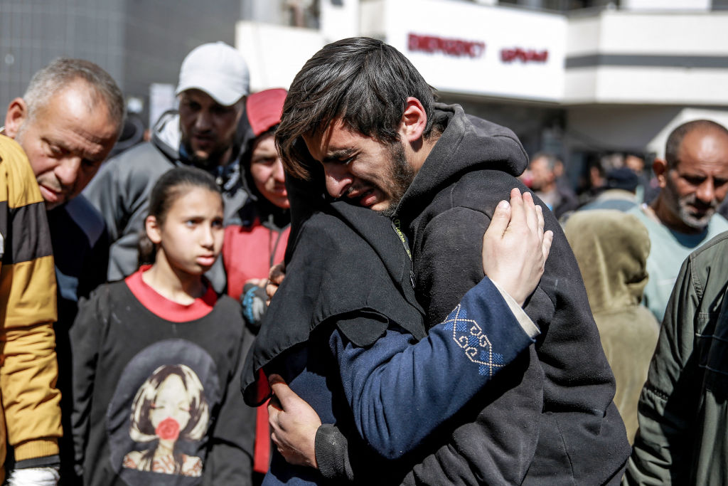 TOPSHOT-CORRECTION / PALESTINIAN-ISRAEL-CONFLICT