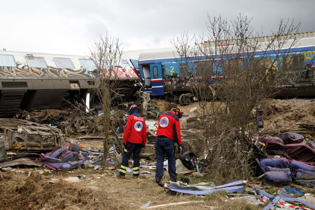 Two Trains Collide in Greece Leaving at Least 36 People Dead