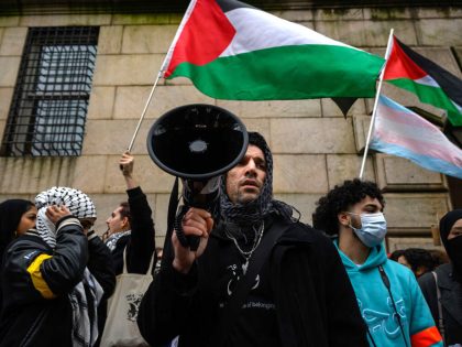 Protestors Rally At Columbia University In Support Of Palestine
