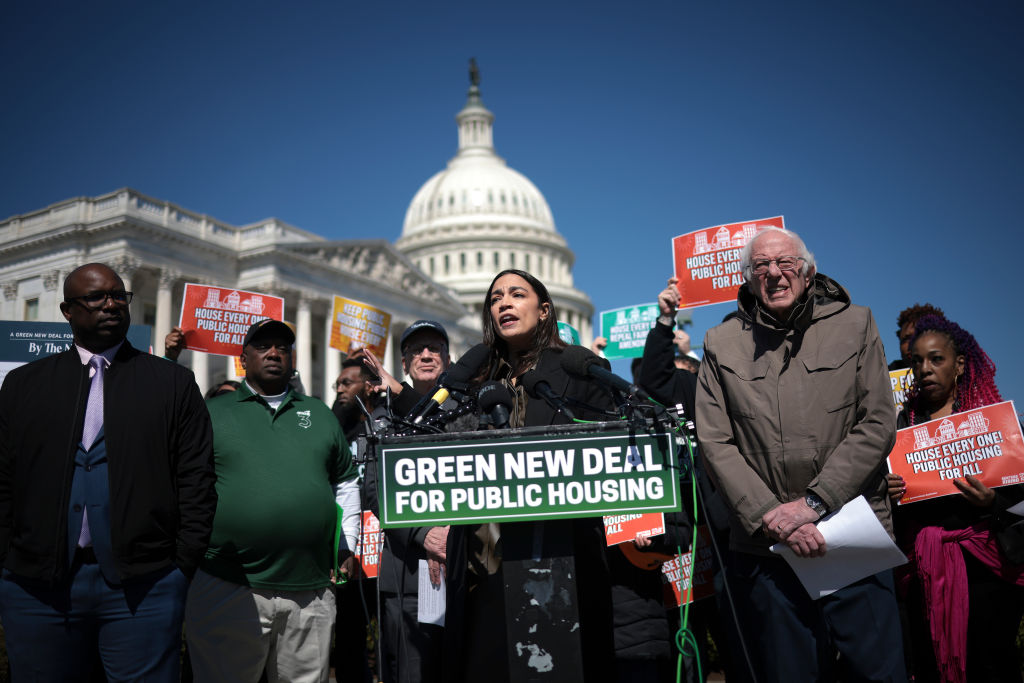 Rep. Ocasio-Cortez And Sen. Sanders Reintroduce The Green New Deal For Public Housing Act