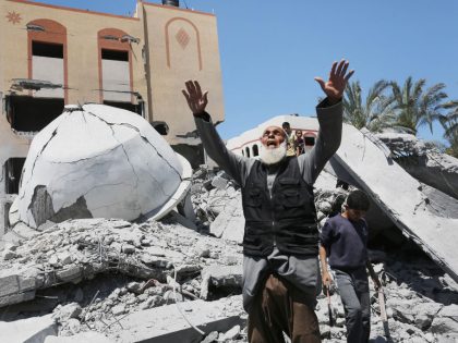 Israeli army's attack demolishes mosque in Gaza Strip