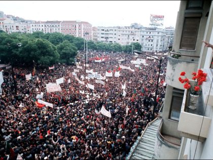 Carnation Revolution In Lisbon, Portugal On April 25, 1974