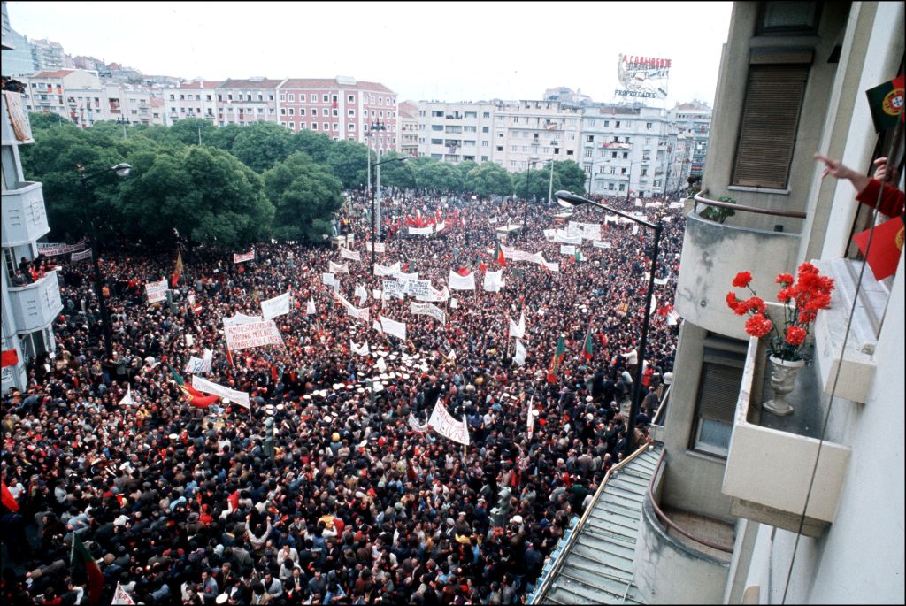 Carnation Revolution In Lisbon, Portugal On April 25, 1974