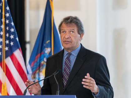Westchester County Executive George Latimer speaks during