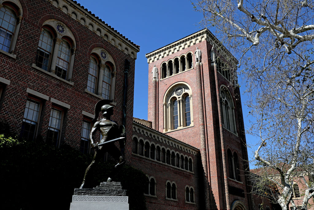 the Campus of the University of Southern California