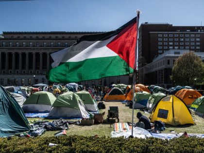 Pro-Palestinian Protests Continue At Columbia University In New York City