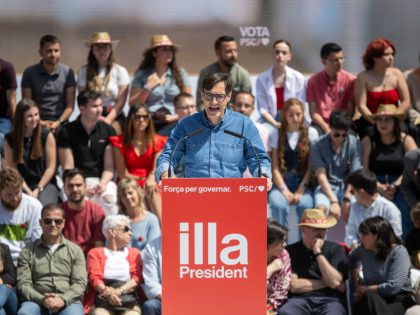 Sanchez Participates In A Psc Event In Montmelo (barcelona).