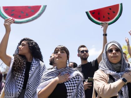 Pro-Palestinian Activists Mark Nakba Day At Tel Aviv University