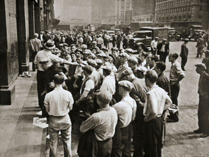 Longshoremen Being Picked Out By A Boss New York USA 1920s Or 1930s