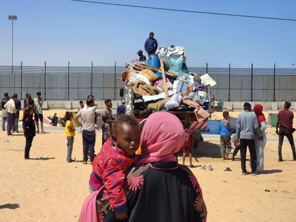 Palestinians are displaced once again in Rafah