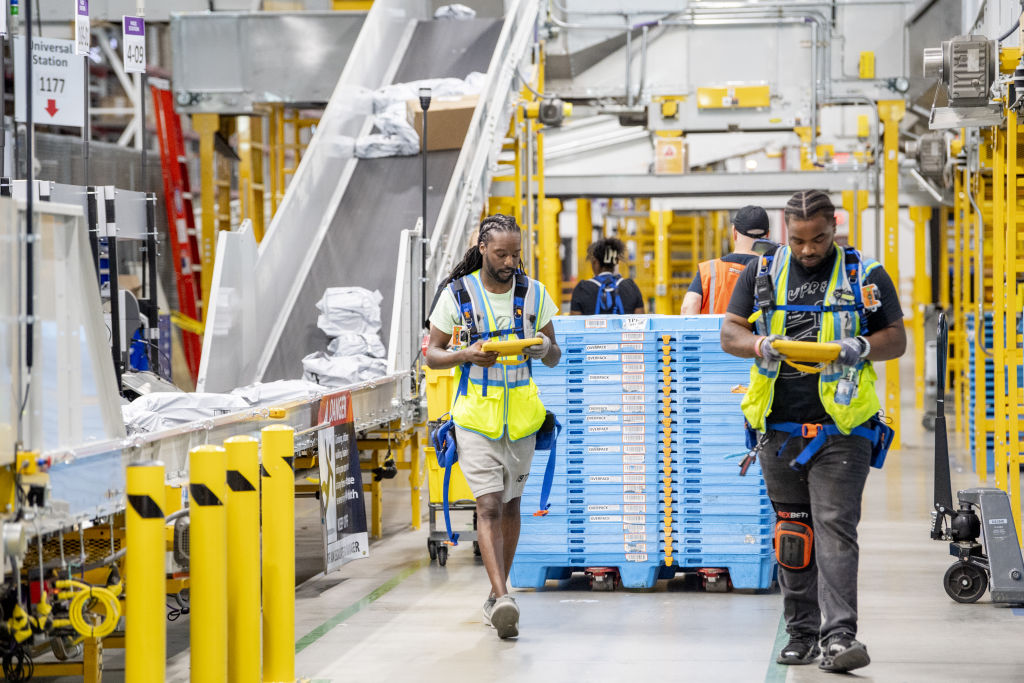 Inside An Amazon Facility On Prime Day