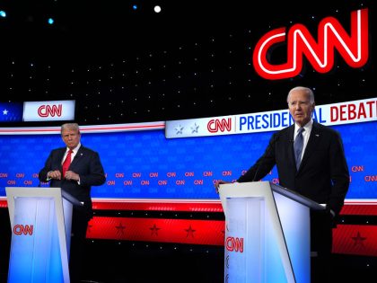 Donald Trump And Joe Biden Participate In First Presidential Debate