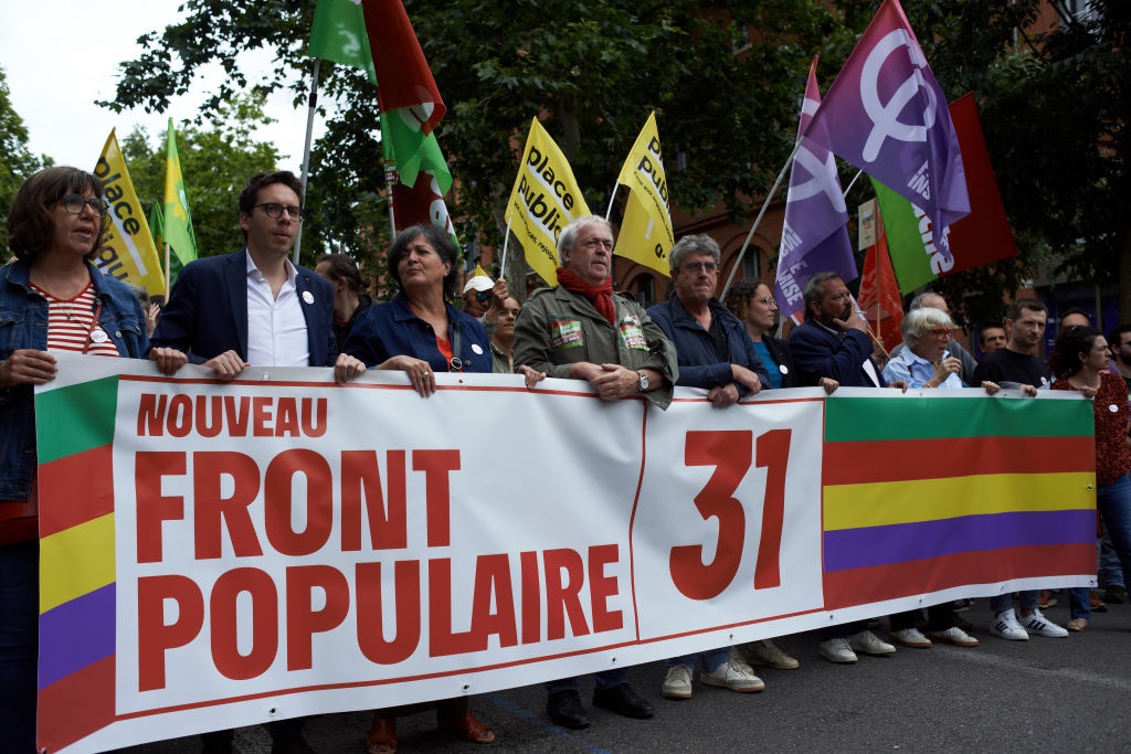 Thousands March In Toulouse In Pre-election Protest Against Far Right