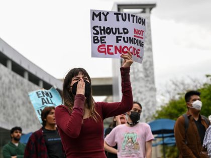 San Jose State University students protest Israel in California