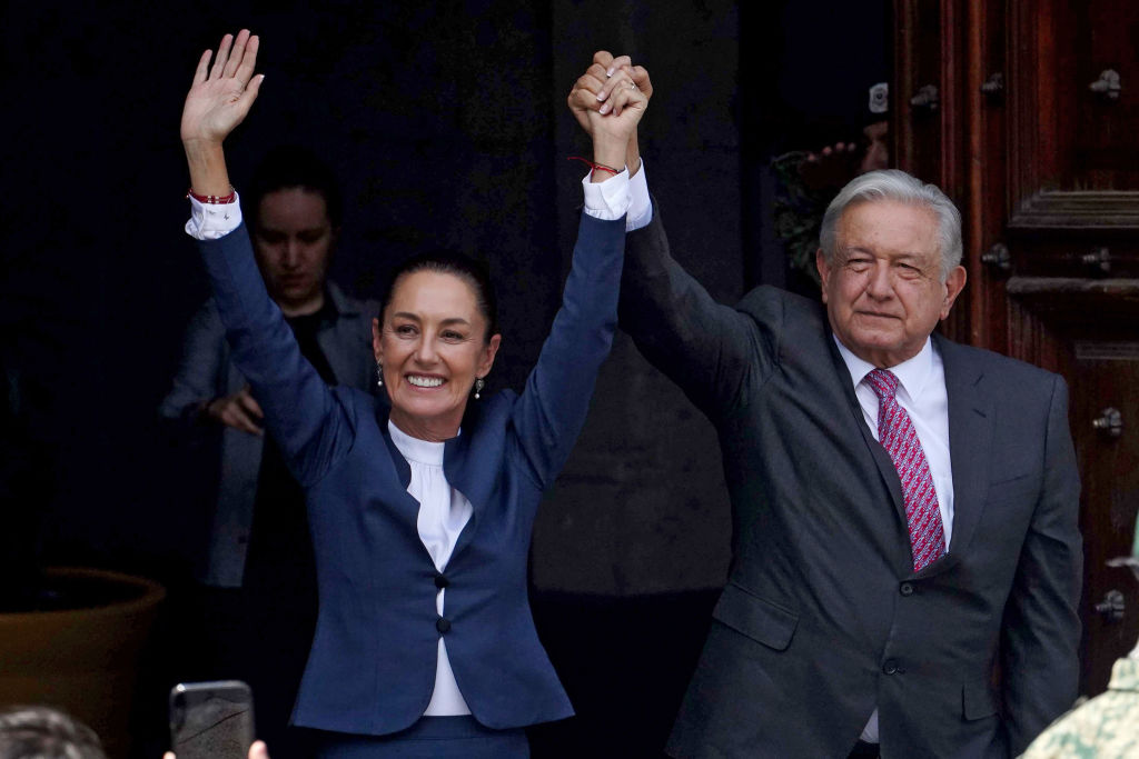 President-Elect Claudia Sheinbaum Holds Press Conference After Meeting With President Lopez Obrador