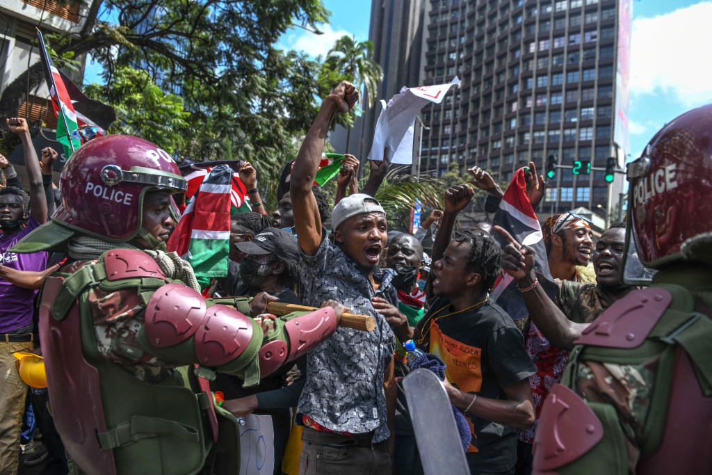 Protest in Kenya against Tax Hike