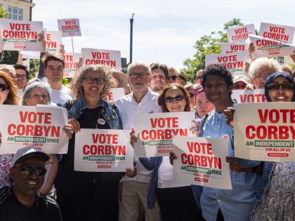 Jeremy Corbyn Campaigns For General Election London