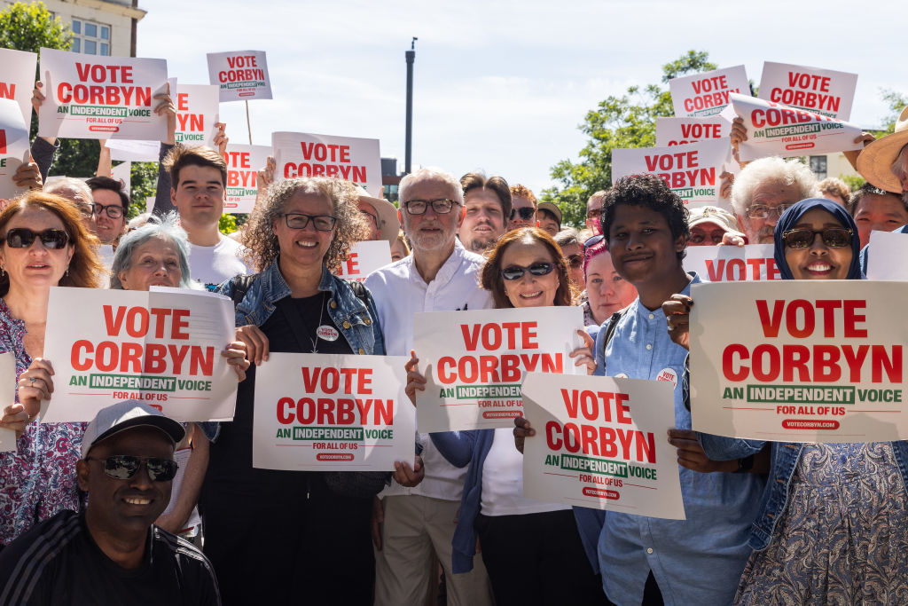 Jeremy Corbyn Campaigns For General Election London