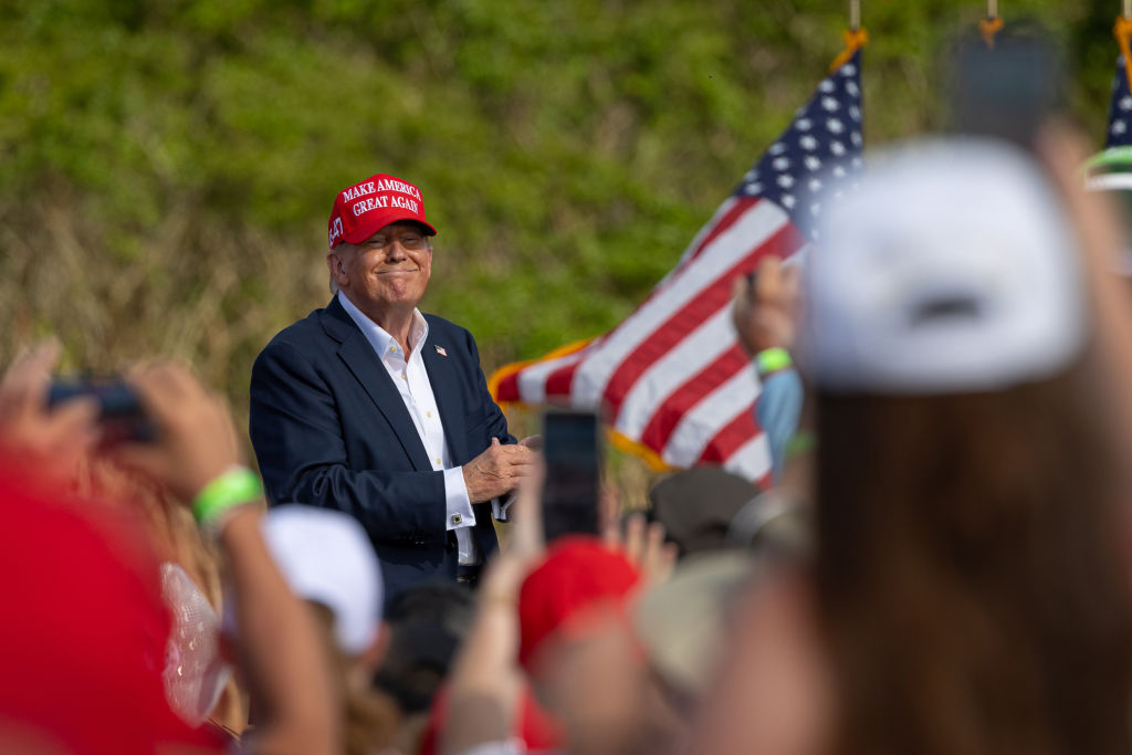 Donald Trump Campaigns In Virginia Following First Presidential Debate