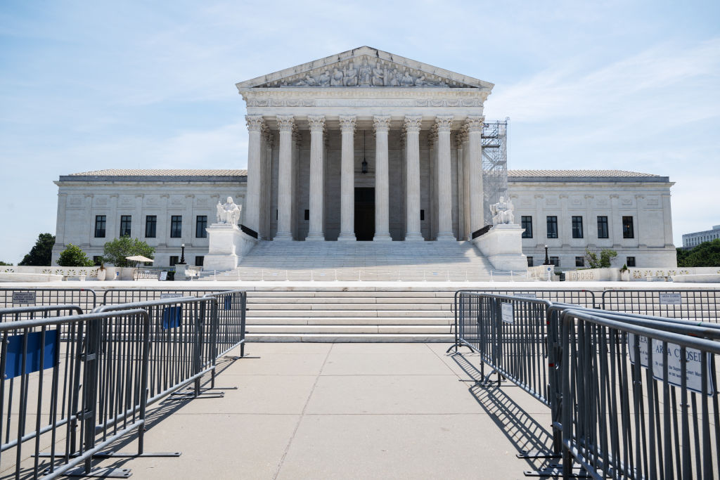 WASHINGTON, DC - JUNE 26: Outside of the U.S. Supreme Court on
