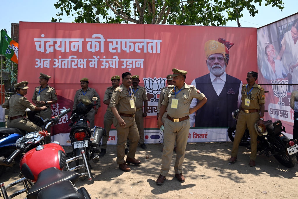India Prime Minister Narendra Modi Holds Campaign Rally