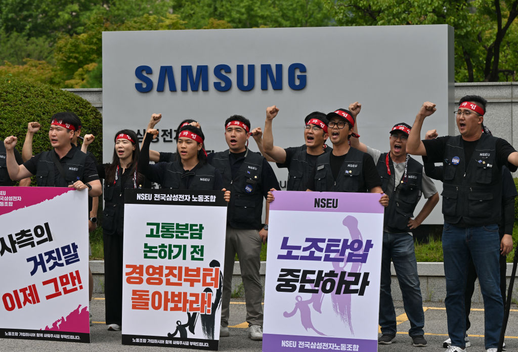 SKOREA-SAMSUNG-STRIKE