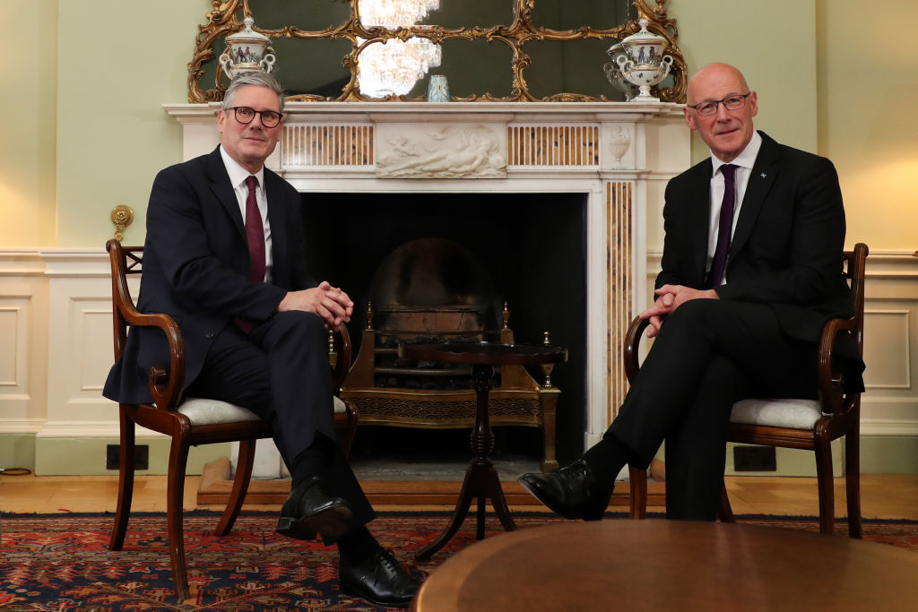 Scottish First Minister Welcomes UK's New Prime Minister To Bute House