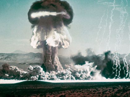 American Nuclear Explosion Near Bikini Atoll Around 1950-1955