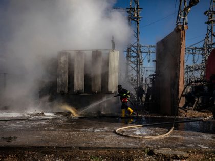 SYRIA-TURKEY-KURDS-CONFLICT-POWER-STRIKE