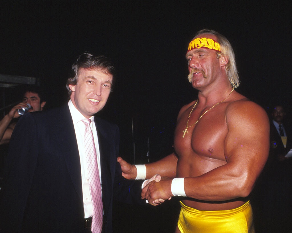 Donald Trump And Hulk Hogan In Atlantic City