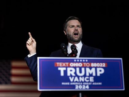 Vice Presidential Nominee Sen. JD Vance Holds Rally In His Hometown Of Middletown, Ohio