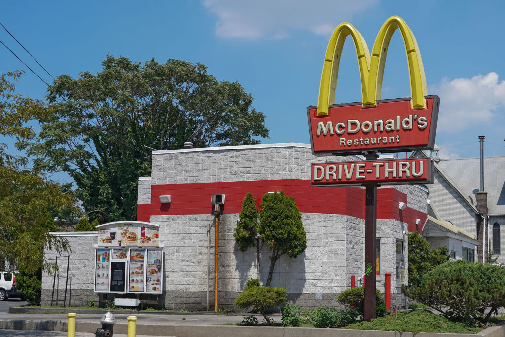 A view of McDonald's Restaurant in Queens Borough of New