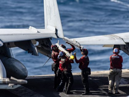 USS Eisenhower Operations In the Red Sea