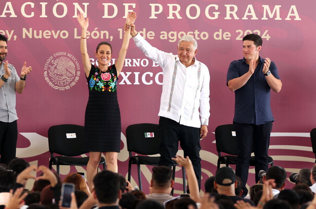 President Lopez Obrador Evaluates Social Program In Monterrey