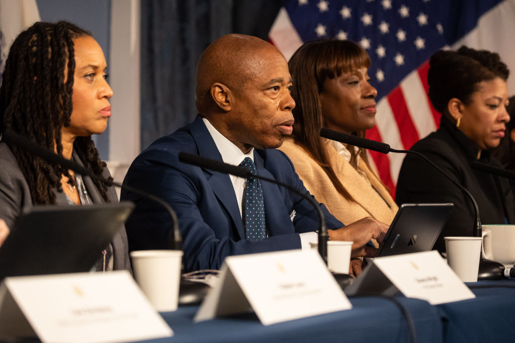 New York Mayor Eric Adams Holds News Conference