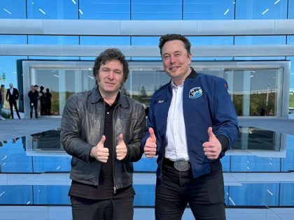 Argentinian President Javier Milei Meets Elon Musk In Austin