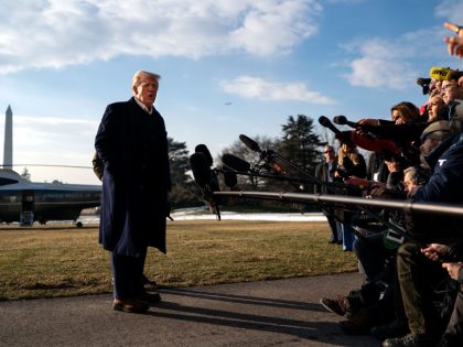 President Trump Departs The White House On Marine One