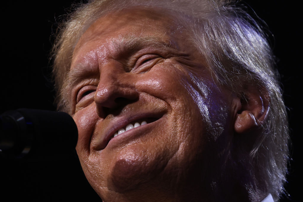 Donald Trump Participates In A Turning Point Town Hall In Phoenix, Arizona