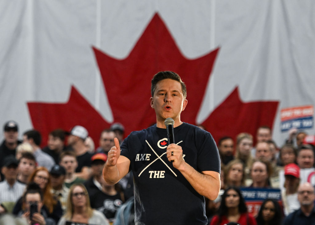 Pierre Poilievre Hosts 'Axe The Tax Campaign Rally' In Edmonton