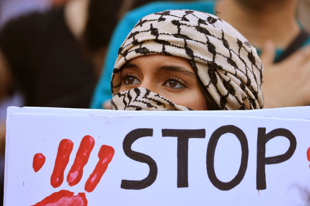 TOPSHOT-US-PALESTINIAN-ISRAEL-CONFLICT-DEMO
