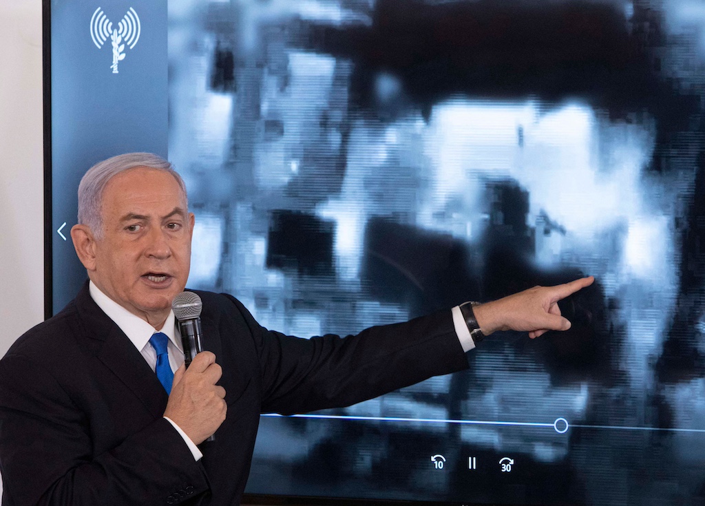 ISRAEL-PALESTINIAN-CONFLICT-NETANYAHU