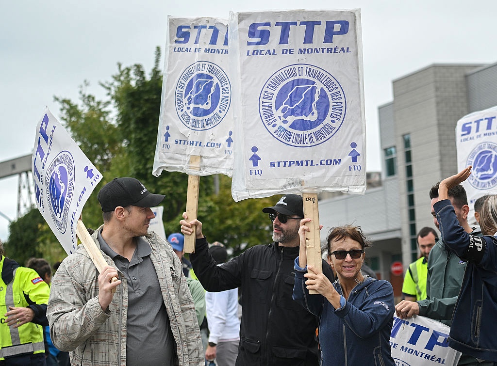 Postal Workers Strike In Canada As Government Plots Service Cuts