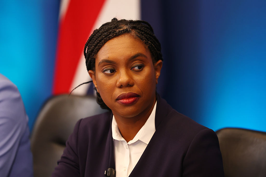 Conservative Leader Kemi Badenoch Speaks To Press Following UK-EU Summit