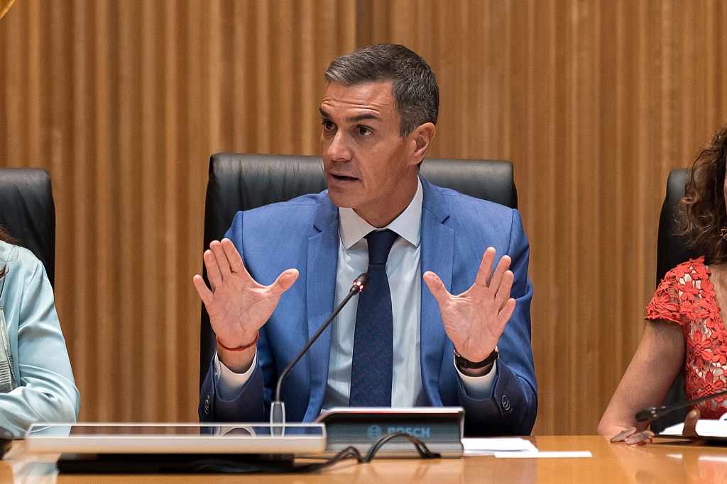 Pedro Sanchez Chairs The Socialist Group's Interparliamentary Meeting