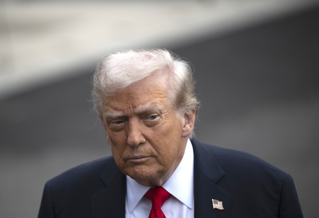 US President Donald Trump departs White House for visit to London, United Kingdom