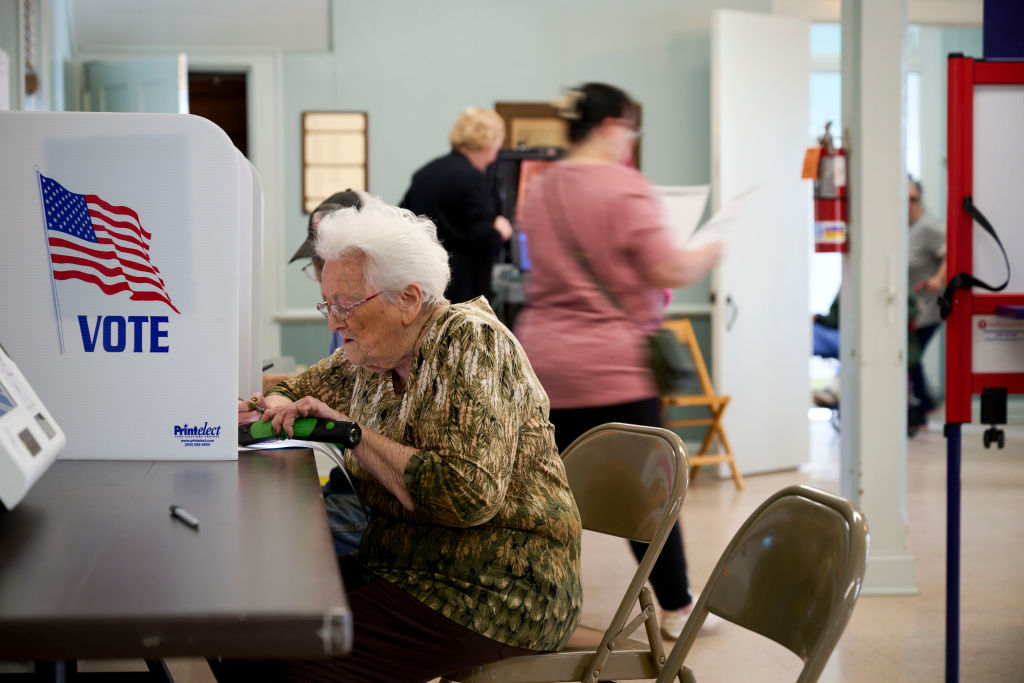 Ohio Residents Cast Ballots For 2024 US Presidential Election