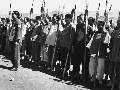 Chinese Guerrillas on Parade