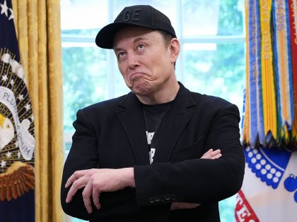 President Trump Holds Press Conference With Elon Musk in White House's Oval Office