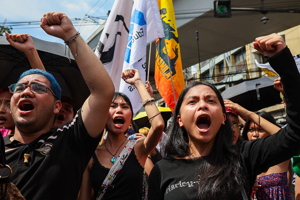 Demonstration against corruption in Philippines amid global anti-government movements